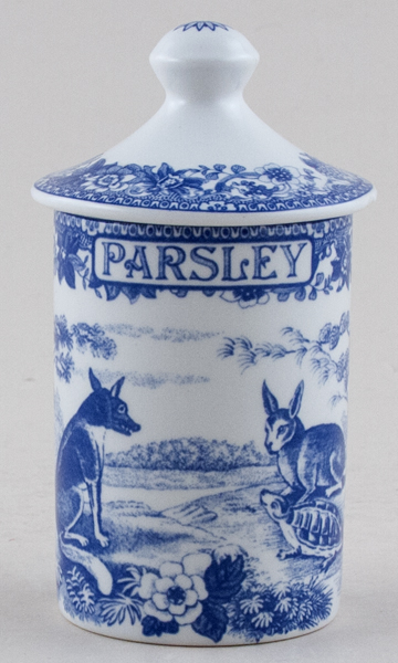 Spice Jar Parsley Aesops Fables c1990s